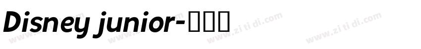 Disney junior字体转换